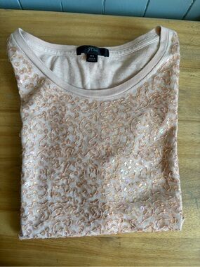 J Crew  sequinned T-Shirt